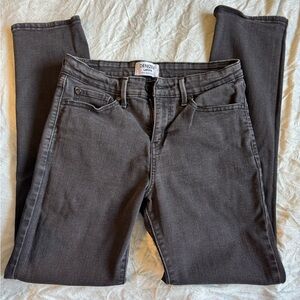 Levi's Women's Dark Gray Mid Rise Slim Jeans